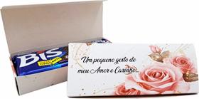 10 Embalagem Caixa Porta Bis Delicada Flor