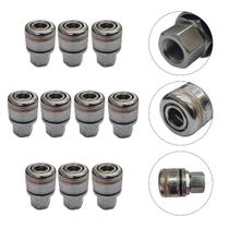 10 Engate Rápido Rosca 1/4 Femea X 1/4 Para Compressor De Ar 10 Engate Rápido Rosca 1/4 Femea X 1/4 Para Compressor De Ar