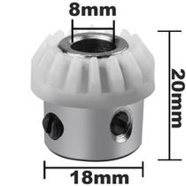 10 Engrenagem Vertical 02 Furos Singer 242 247 288 974 2502 10 Engrenagem Vertical 02 Furos Singer 242 247 288 974 2502