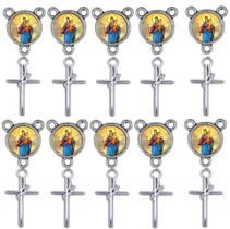 10 Entremeio + 10 Cruxifixo Fe Nossa Senhora Auxiliadora 10 Entremeio + 10 Cruxifixo Fe Nossa Senhora Auxiliadora