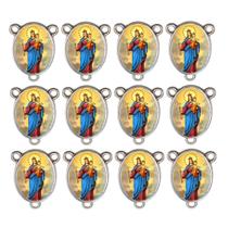 10 Entremeio Nossa Senhora Auxiliadora Oval Montagem Terços