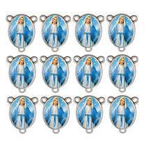 10 Entremeio Nossa Senhora das Graças Oval Montagem Terços