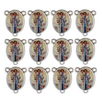 10 Entremeio Santa Gianna Oval para Montagem de Terços