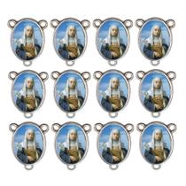 10 Entremeio Santa Joana D Arc Oval para Montagem de Terços