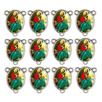 10 Entremeio Santas Chagas de Jesus Oval Montagem de Terços
