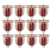 10 Entremeio Santas Chagas de Jesus Oval Montagem de Terços