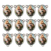 10 Entremeio Santo Antonio Oval para Montagem de Terços