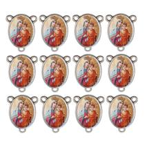 10 Entremeio São Roque Oval para Montagem de Terços