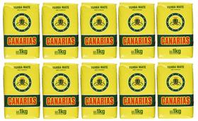 10 Erva Mate Chimarrão CANARIAS TRADICIONAL Uruguaia 1KG