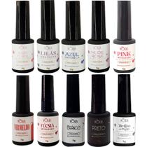 10 Esmaltes Volia 9G Para Unha Em Gel Nail Designer