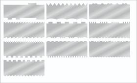 10 Espatulas Inox Para Bolo, Decorar, Modelar E Alisar 20cm 10 Espatulas Inox Para Bolo, Decorar, Modelar E Alisar 20cm