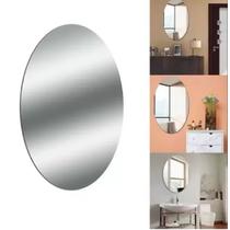 10 Espelhos Adesivo Oval 30x40cm Banheiro Decoração