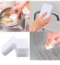 10 Esponjas Mágica Tira Manchas Limpa Parede Risco Marcas Espuma Branca