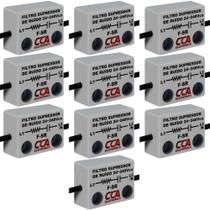 10 FILTRO SUPRESSOR DE SURTO/RUIDO VOLTAGEM DE 24 a 240Vca