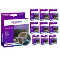 10 Fita LED 12V 6,5W/m 4000K 5m 60LEDs/m IP20 Save Energy 10 Fita LED 12V 6,5W/m 4000K 5m 60LEDs/m IP20 Save Energy