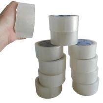 10 Fitas Adesivas 48mm X 100m Transparente 10 Rolos