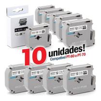 10 Fitas Compatível M231 M-k231 0.47 Pt80 Pt 70 12mm - fast
