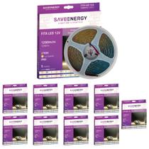 10 Fitas Led Luz Neutra 4000k 12w Ip65 12v 5m Save Energy 10 Fitas Led Luz Neutra 4000k 12w Ip65 12v 5m Save Energy