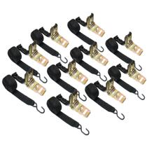 10 Fitas P/ Rack Amarração De Carga Bike 4,5M C/ Catraca