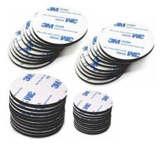 10 Fixadores Dupla Face Forte 3m 1,5mm - Redondos 50mm