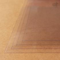 10 Folhas de Acetato Transparente 0,25mm A4 (210x297mm)