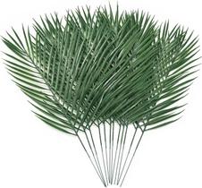 10 Folhas de Mini Palmeira Verde arranjos e Buque decoração