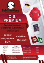 10 Folhas Obm Transfer Algodão Colorido A4 Sublimação