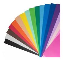 10 Folhas Placa Eva Cartolina Lisa 40 X 60 Cm Cores Sortidas