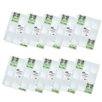 10 Folhas Plástica YES para Pasta Fichário Álbum Pokemon 9 bolsos Guardar Armazenar Proteger Cartas Cards Colecionáveis TCG