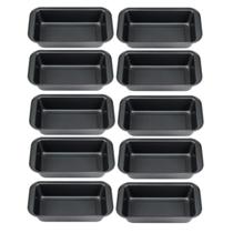 10 Forma Assadeira Pão Caseiro Bolo Inglês Antiaderente 20cm