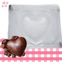 10 Forma Coração Chocolate Páscoa Acetato Com Silicone 1Kg