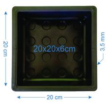 10 Forma De Piso Paver Bloquete Tátil Alerta 20x20x6cm