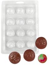 10 Forma Simples Bombom Decorada C/ Cereja Molde P/chocolate