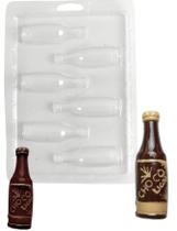 10 Forma Simples Bombom Garrafinha Decorativo Licor Molde