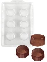 10 Forma Simples Bombom Trufa Alpino Doce Molde P/chocolate