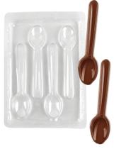 10 Forma Simples Choco Spoon Colherzinha Molde P/chocolate