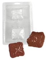 10 Forma Simples Pão De Mel C/ Laço Decorado Molde Elegante