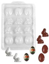 10 Forma Simples Pascoa Mini Coelho E Ovo Molde Decorativo 10 Forma Simples Pascoa Mini Coelho E Ovo Molde Decorativo