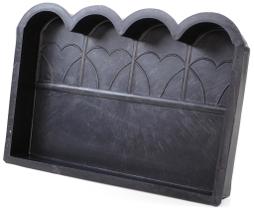 10 Formas Para Piso Meio Fio De Jardim 42X25X5 Gme Formas