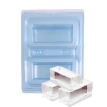 10 Formas Simples P/ Gelo Saborizado, em PET Reutilizável - 2 Cavidades 200ML Cada - Transparente 10 Formas Simples P/ Gelo Saborizado, em PET Reutilizável - 2 Cavidades 200ML Cada - Transparente