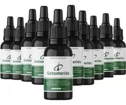 10 Frascos Gotasterida Calvice Anti Queda Loja Oficial