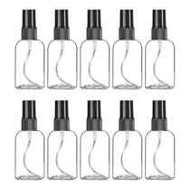 10 Frascos Plástico Pet Oval 30ml Válvula Spray Para Perfume