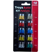 10 Fusível Médio Automotivo Carro Moto 5a 30a