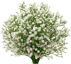 10 Galhos Ramos flores de buque e noivas Gypsophila artificiais