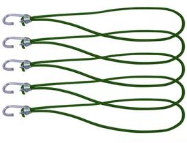 10 Gancho Extensor Elastico Corda Verde Para Lona Caminhão