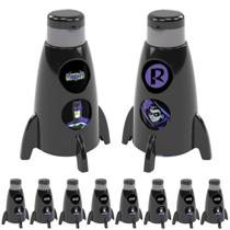 10 Garrafas de Foguete Batman 320ml Sacolinha Surpresa Aniversário Infantil