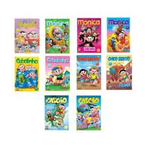 10 gibis - Turma da Monia - Revistinha em quadrinho - HQ