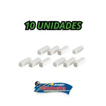 10 Giz Branco Quadrado Para Taco de Bilhar/Sinuca 10 Giz Branco Quadrado Para Taco de Bilhar/Sinuca