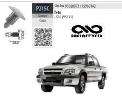 10 Grampo da Forração Interna e do Teto S10 Cinza -P215C 10 Grampo da Forração Interna e do Teto S10 Cinza -P215C