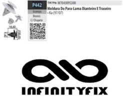 10 Grampo de Fixação do Parachoque/ Moldura do Paralama Ford - Ka 97-07-P442 10 Grampo de Fixação do Parachoque/ Moldura do Paralama Ford - Ka 97-07-P442